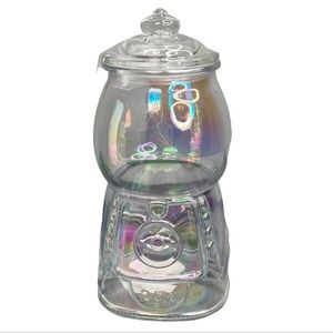 🦋 NEW TARGET BULLSEYE’S PLAYGROUND IRIDESCENT GLASS GUMBALL MACHINE JAR